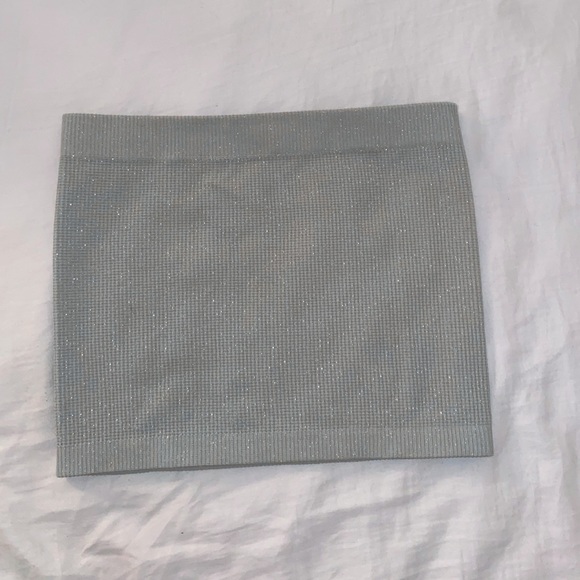 LIGHT GREEN TUBE TOP - Picture 2 of 2